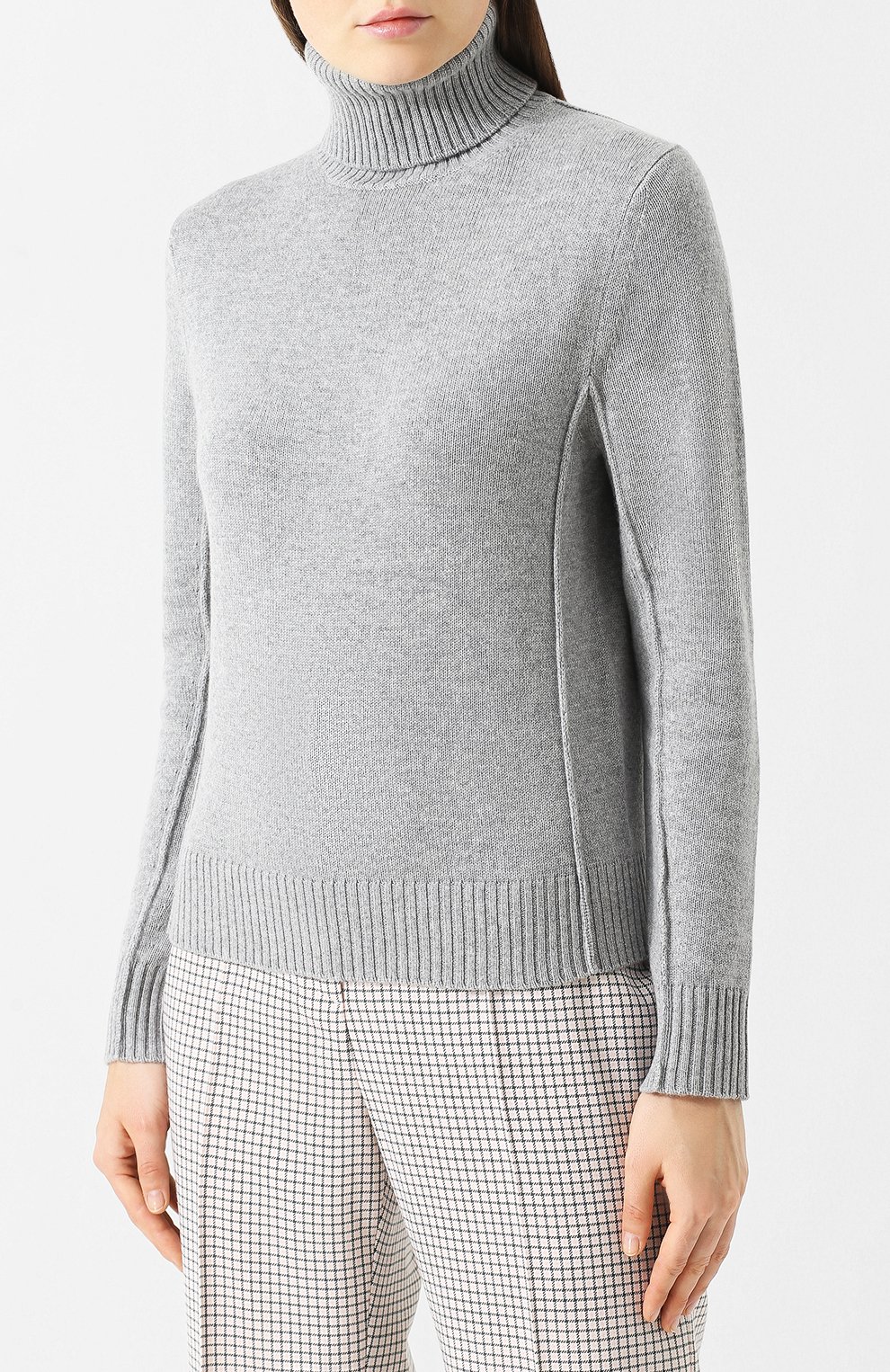 Однотонная кашемировая водолазка CHLOÉ, арт. CHC18AMP58500, фото 3