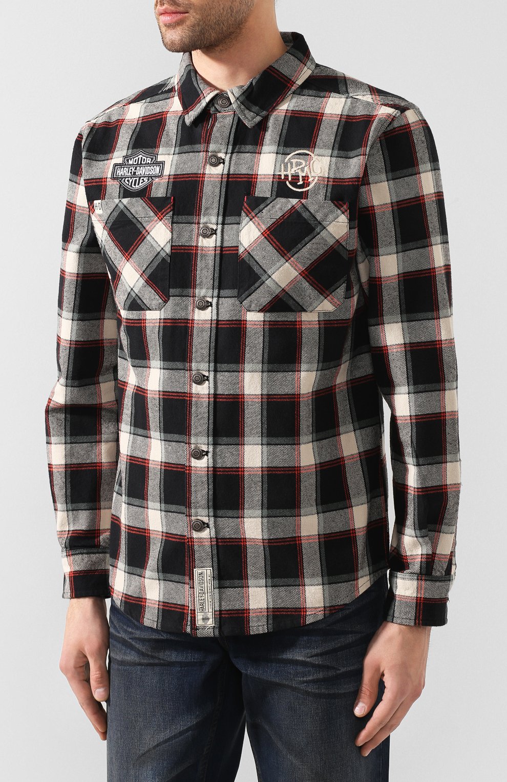 Хлопковая рубашка garage HARLEY-DAVIDSON, арт. 96106-20VM, фото 3