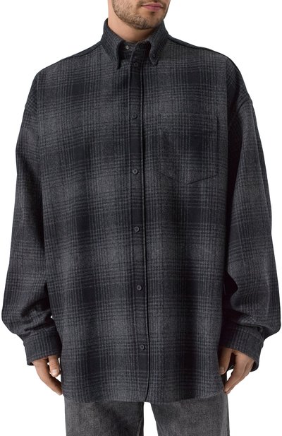 Шерстяная рубашка BALENCIAGA, арт. 725377/TRU17, фото 3