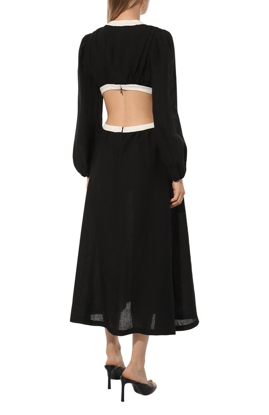 

Льняное платье Forte Dei Marmi Couture, Чёрный