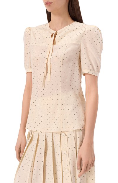 Шелковая блузка ALESSANDRA RICH, арт. FABX4036-F4508, фото 3