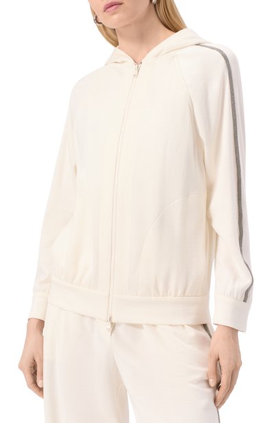 Толстовка из хлопка и шелка BRUNELLO CUCINELLI, арт. MD828SM606, фото 3