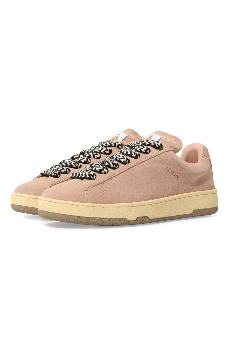 Замшевые кеды curb lite LANVIN, арт. FM-SKDK0B-VESU, фото 1