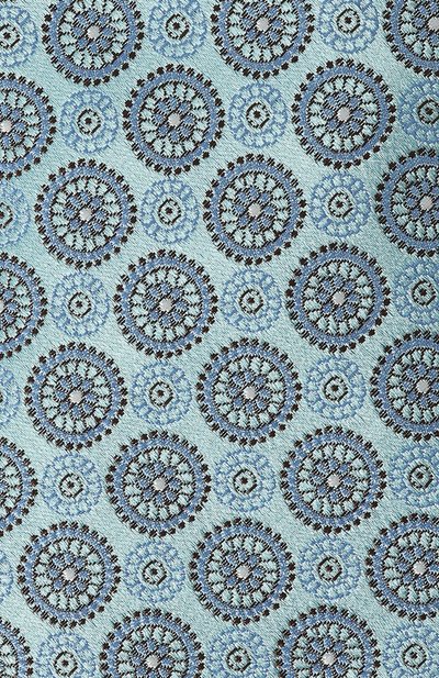 Шелковый галстук CANALI бирюзового цвета по цене 17600 руб., арт. 18/HJ03734, фото 4 Шелковый галстук CANALI, арт. 18/HJ03734, фото 4