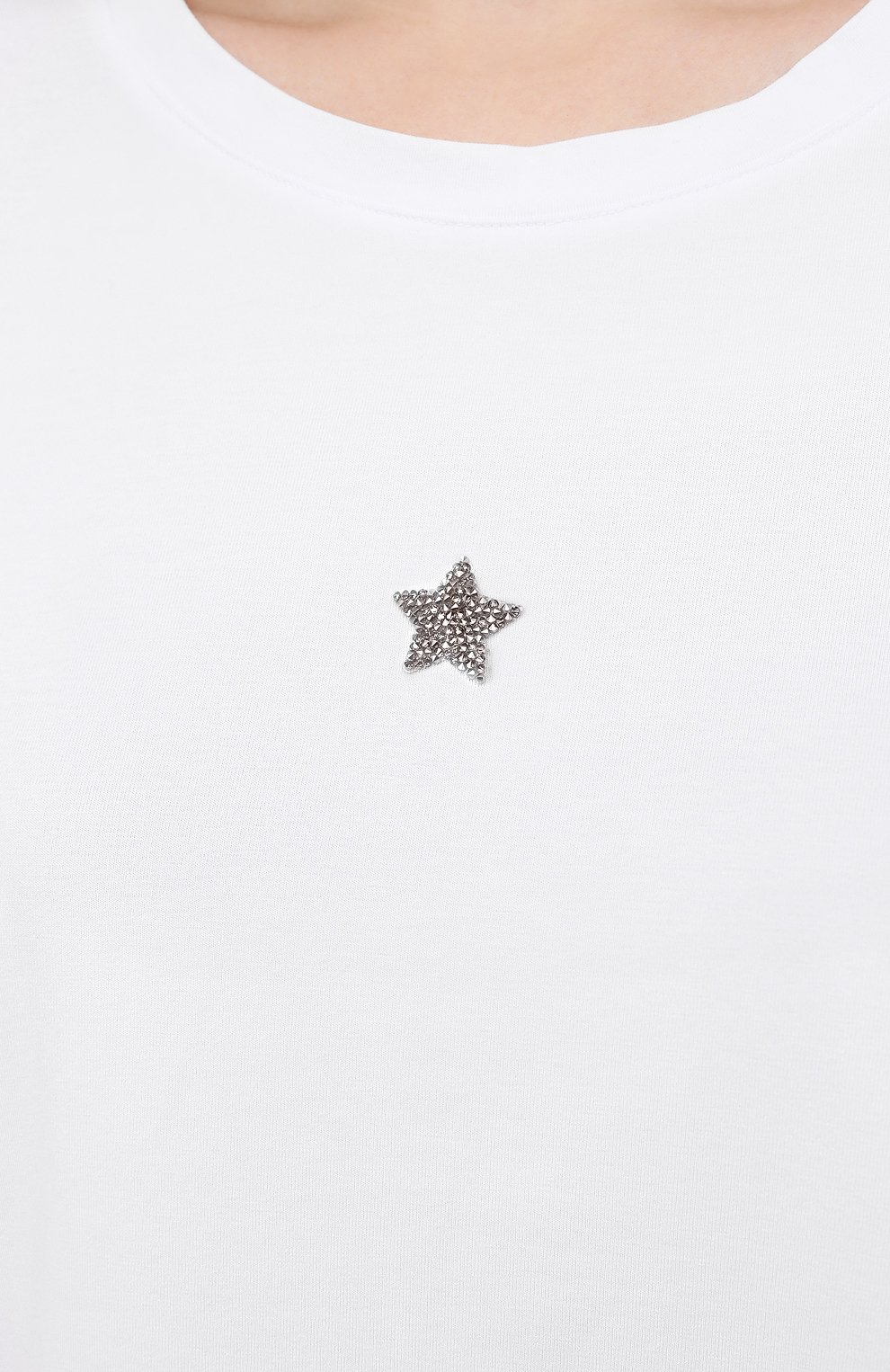 Хлопковая футболка LORENA ANTONIAZZI, арт. P2155TS025/9999, фото 5