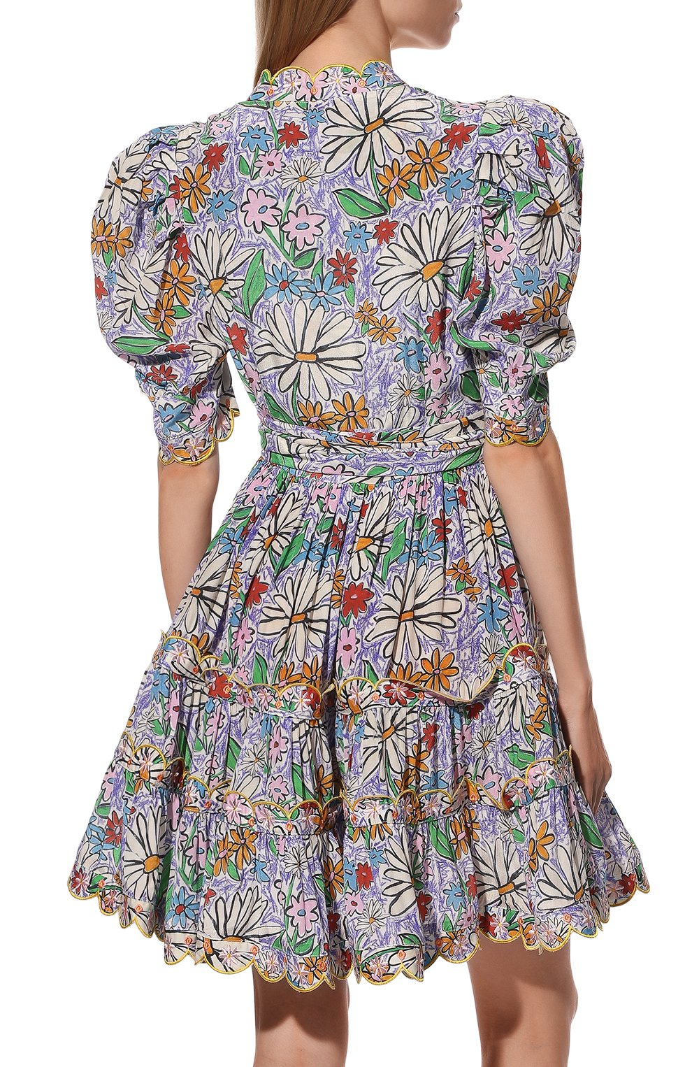 Платье из вискозы CELIAB сиреневого цвета по цене 46300 руб., арт. SS22-CB-D15-B, фото 4 Платье из вискозы CELIAB, арт. SS22-CB-D15-B, фото 4