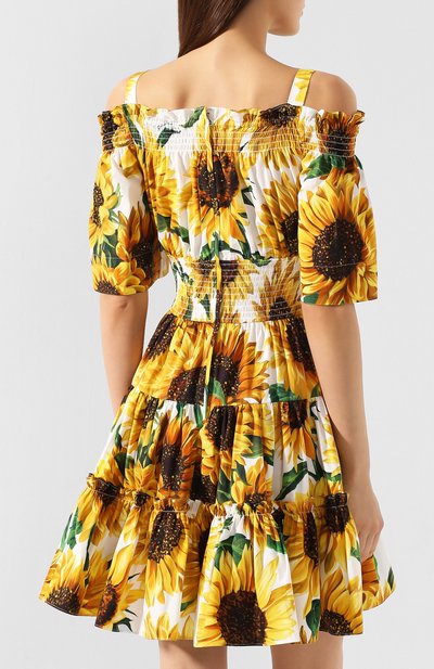Хлопковое платье DOLCE & GABBANA, арт. F6F9CT/HS5EB, фото 4