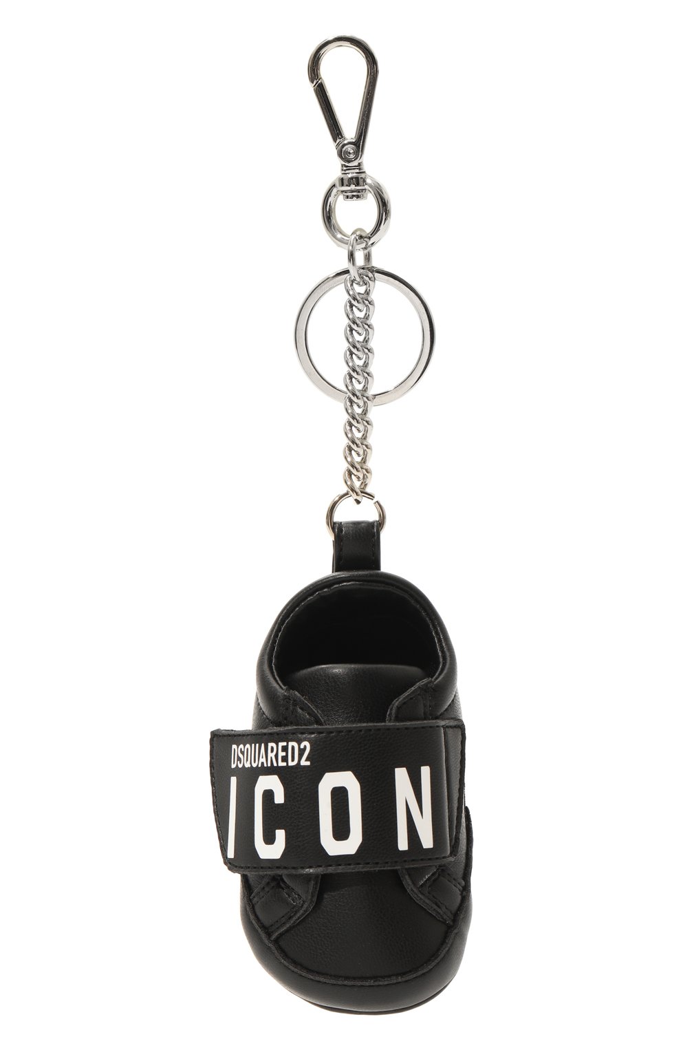 Брелок icon DSQUARED2 черного цвета по цене 26300 руб., арт. KRM0081 34607309, фото 1 Брелок icon DSQUARED2, арт. KRM0081 34607309, фото 1