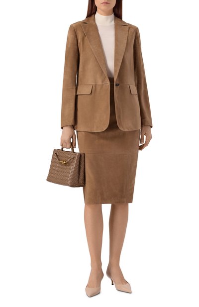 Женский замшевый жакет MVST, арт. M25.1PW.L011/L010 SUEDE