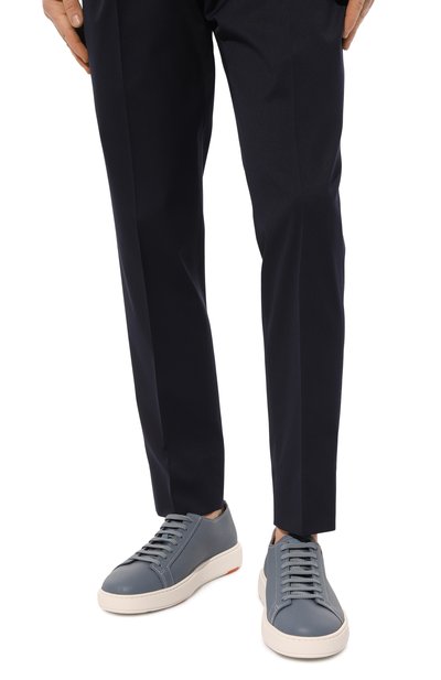 Кожаные кеды cleanic SANTONI, арт. MBCD21571BARCSB4N01, фото 3