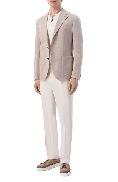 Пиджак из шерсти и хлопка SARTORIA LATORRE, арт. JEF74/JJ105, фото 2