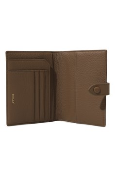 Женские портмоне BALLY коричневого цвета, арт. WL005D/TP046 | Фото 3 (Материал сплава: Проставлено; Материал: Натуральная кожа, Пластик; Нос: Не проставлено)
