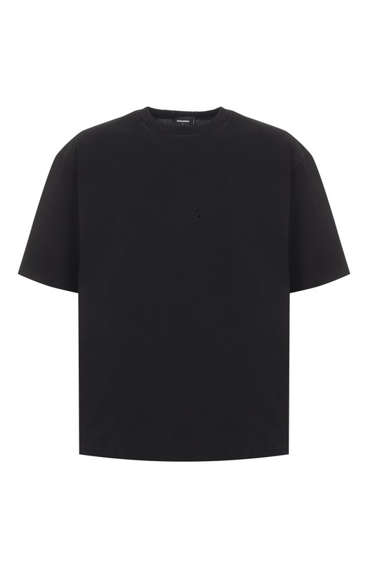 Хлопковая футболка Dsquared2 S74GD1408/S24583 Чёрный S74GD1408/S24583