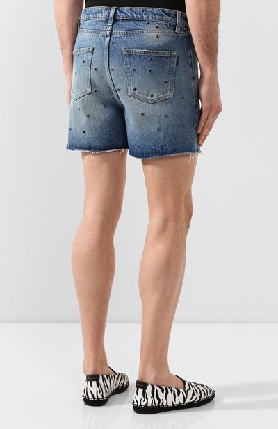 Джинсовые шорты SAINT LAURENT, арт. 606814/YL870, фото 4