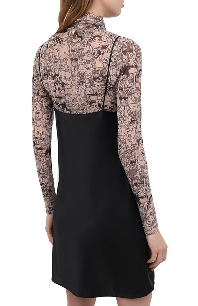 Платье VETEMENTS черного цвета по цене 65750 руб., арт. WE51DR600B 2607/BLACK, фото 4 Платье VETEMENTS, арт. WE51DR600B 2607/BLACK, фото 4