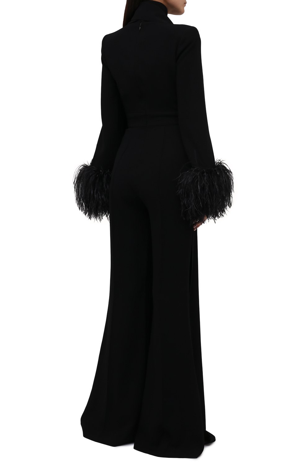 Комбинезон с отделкой перьями ELIE SAAB, арт. 12299, фото 4