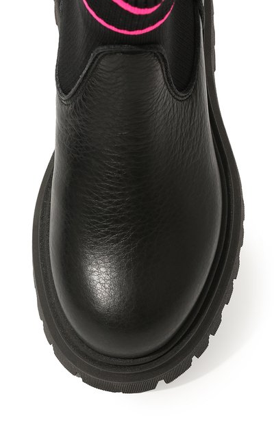 Кожаные ботинки MSGM KIDS, арт. 72561 VAR.2/18-27, фото 4