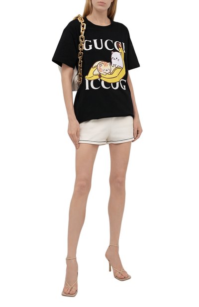 Хлопковая футболка GUCCI, арт. 615044/XJDGQ, фото 2