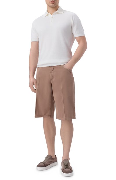 Мужские шорты из хлопка и шелка STEFANO RICCI, арт. M8T6100081/TFANT