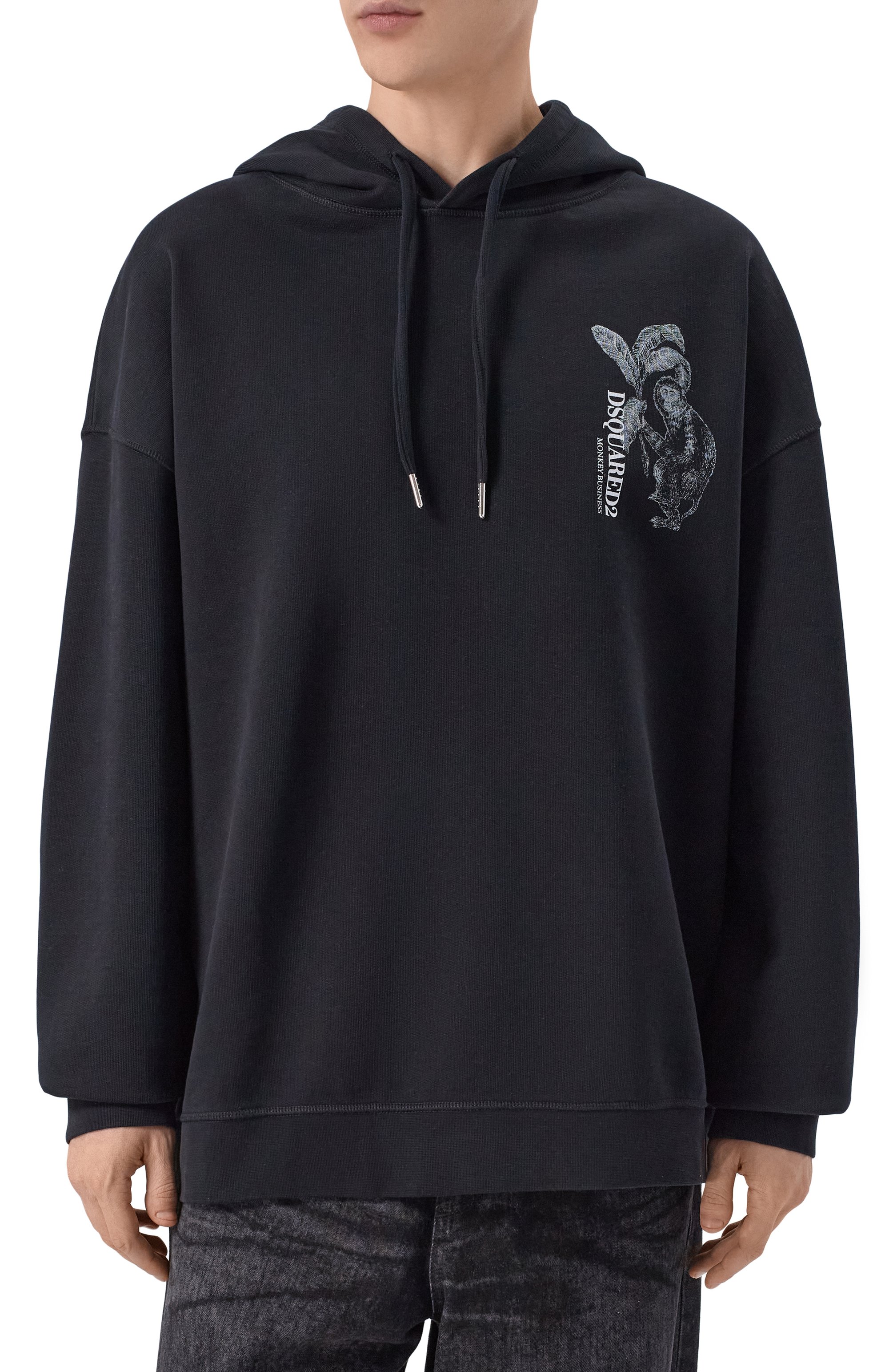 Хлопковое худи DSQUARED2, арт. S74GU0947/D25028, фото 3