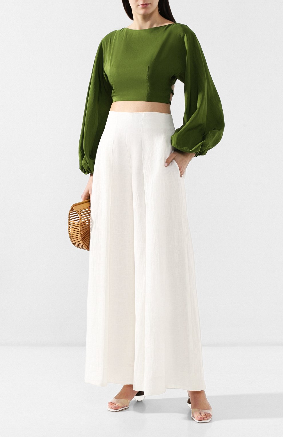 Топ с объемными рукавами CULT GAIA, арт. 53032FL LEA, фото 2