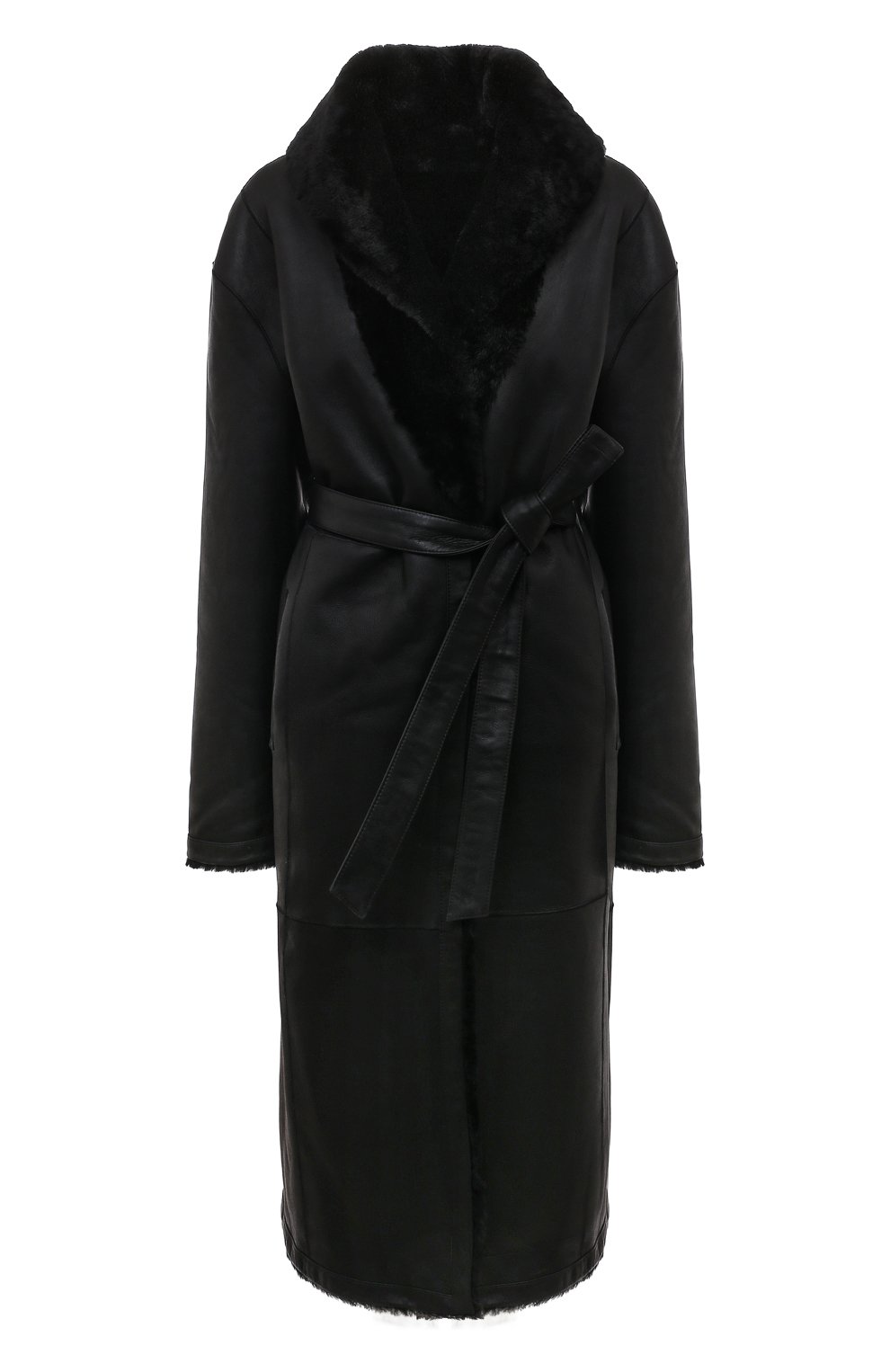 Двусторонняя дубленка из овчины BATS черного цвета по цене 160000 руб., арт. TC_12_, фото 1 Двусторонняя дубленка из овчины BATS, арт. TC_12_, фото 1