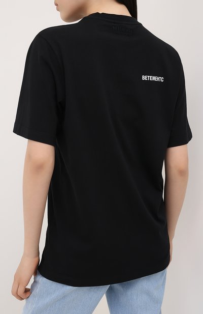 Хлопковая футболка VETEMENTS, арт. UAH21TR573 1600/W, фото 4