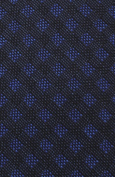 Галстук из смеси хлопка и шерсти KITON темно-синего цвета по цене 31300 руб., арт. UCRVKLC09F64, фото 3 Галстук из смеси хлопка и шерсти KITON, арт. UCRVKLC09F64, фото 3