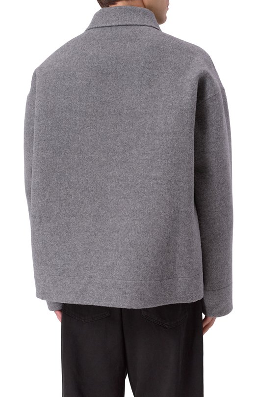 Шерстяная куртка Jil Sander J47BN0170-J40020 Серый  J47BN0170-J40020 Фото 4