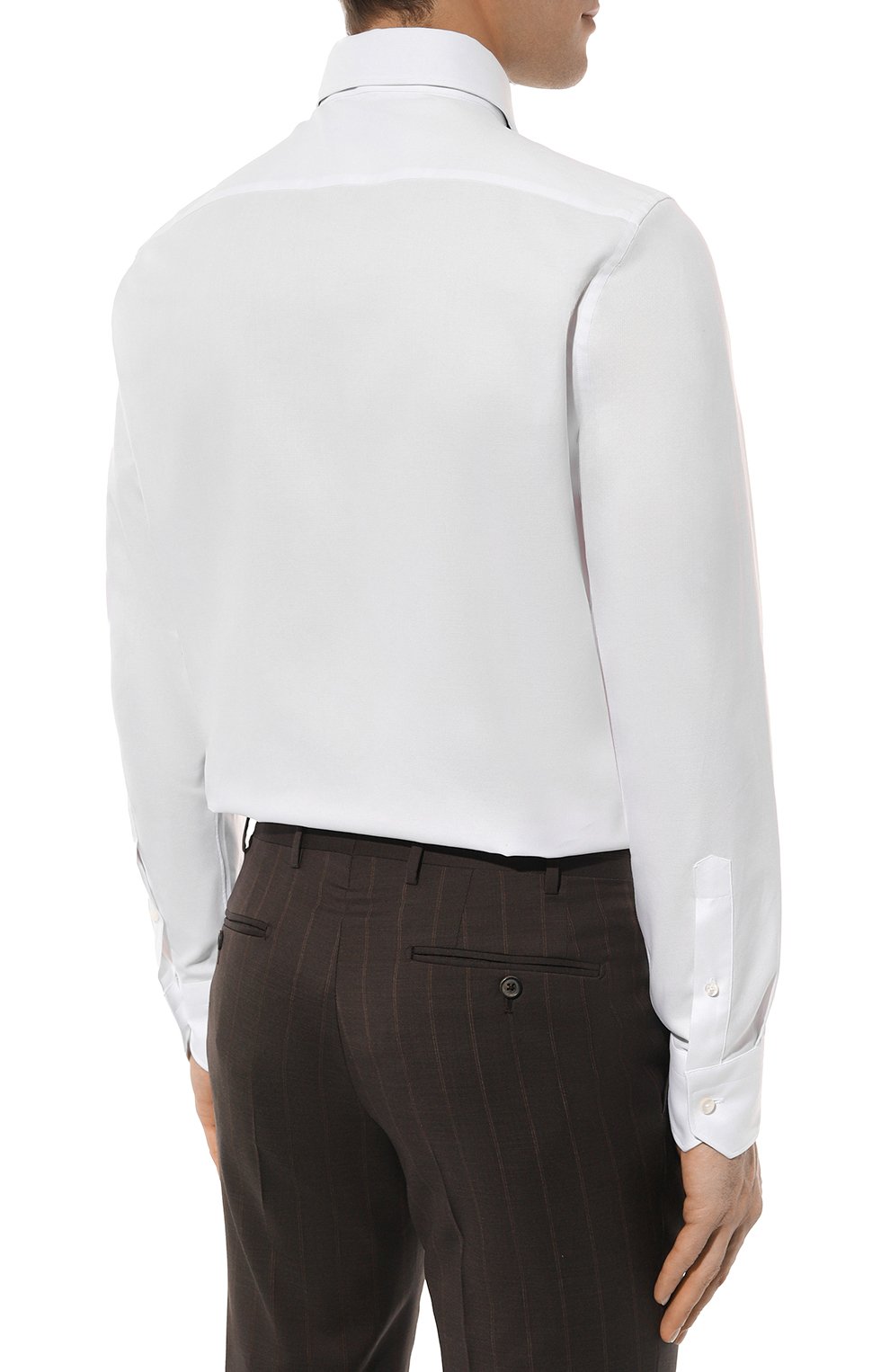 Хлопковая сорочка ZEGNA, арт. 701620A7/9MS0BA, фото 5