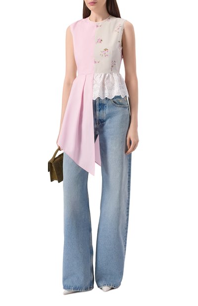 Женский хлопковый топ MSGM, арт. 4041MDT08Y/267157