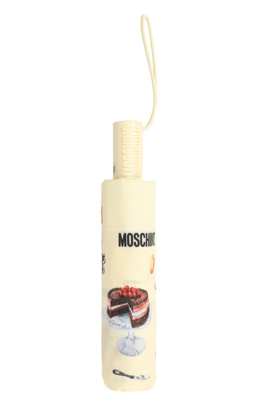 Складной зонт Moschino 8953-0PENCL0SEI Кремовый  8953-0PENCL0SEI Фото 4