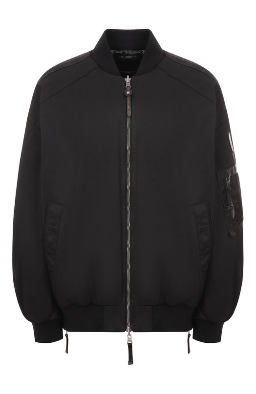 Пуховый двусторонний бомбер Parajumpers 25WMPWJKIN32 Чёрный 25WMPWJKIN32