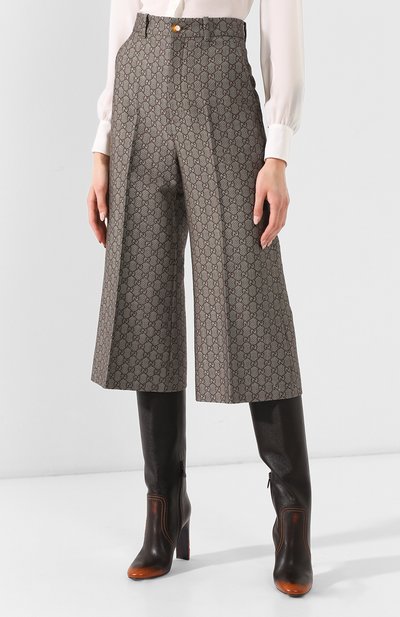 Брюки из смеси хлопка и шерсти GUCCI, арт. 519349/ZAAB2, фото 3