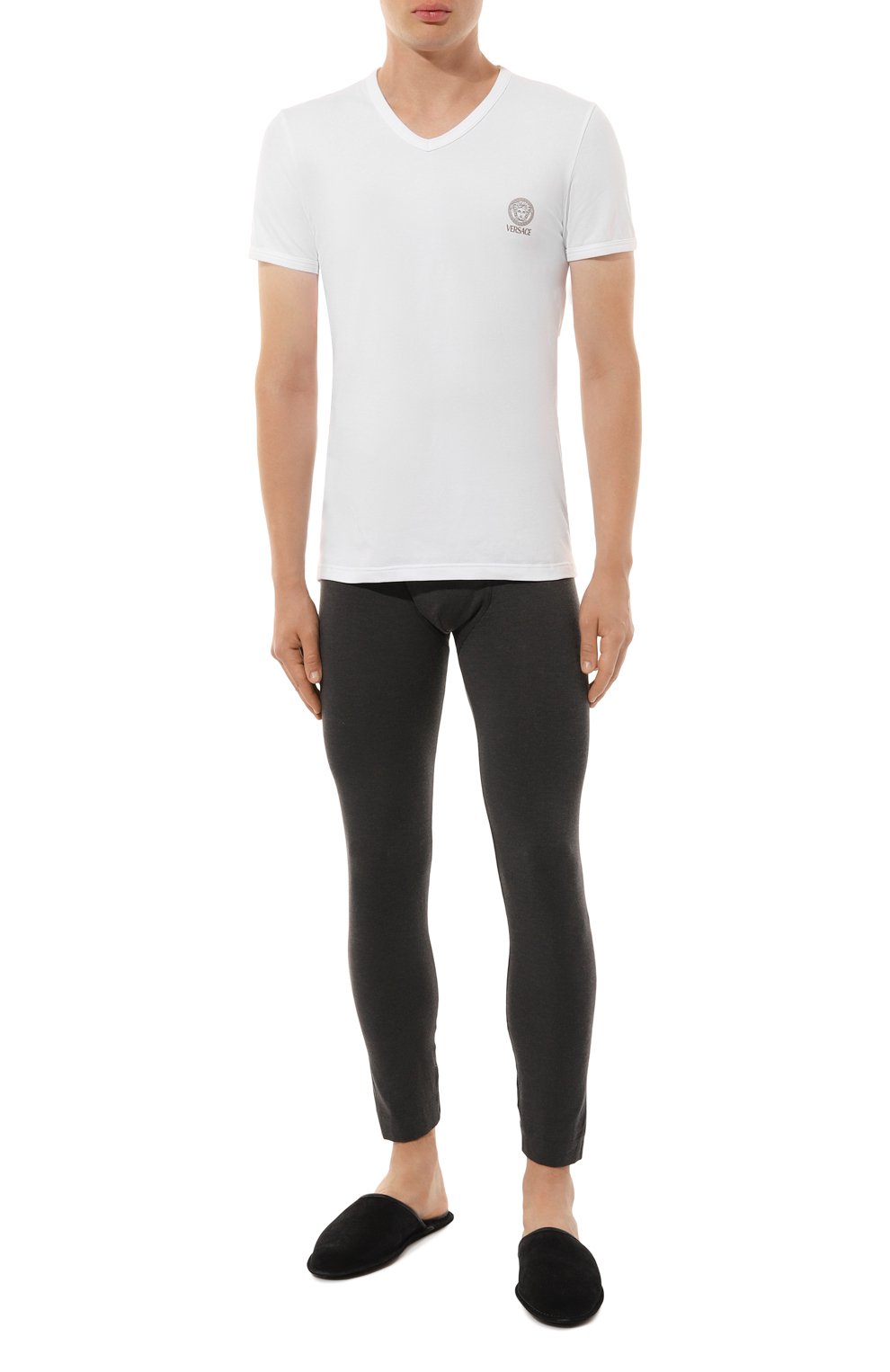 Хлопковая футболка VERSACE, арт. AUU01004/1A10011, фото 2