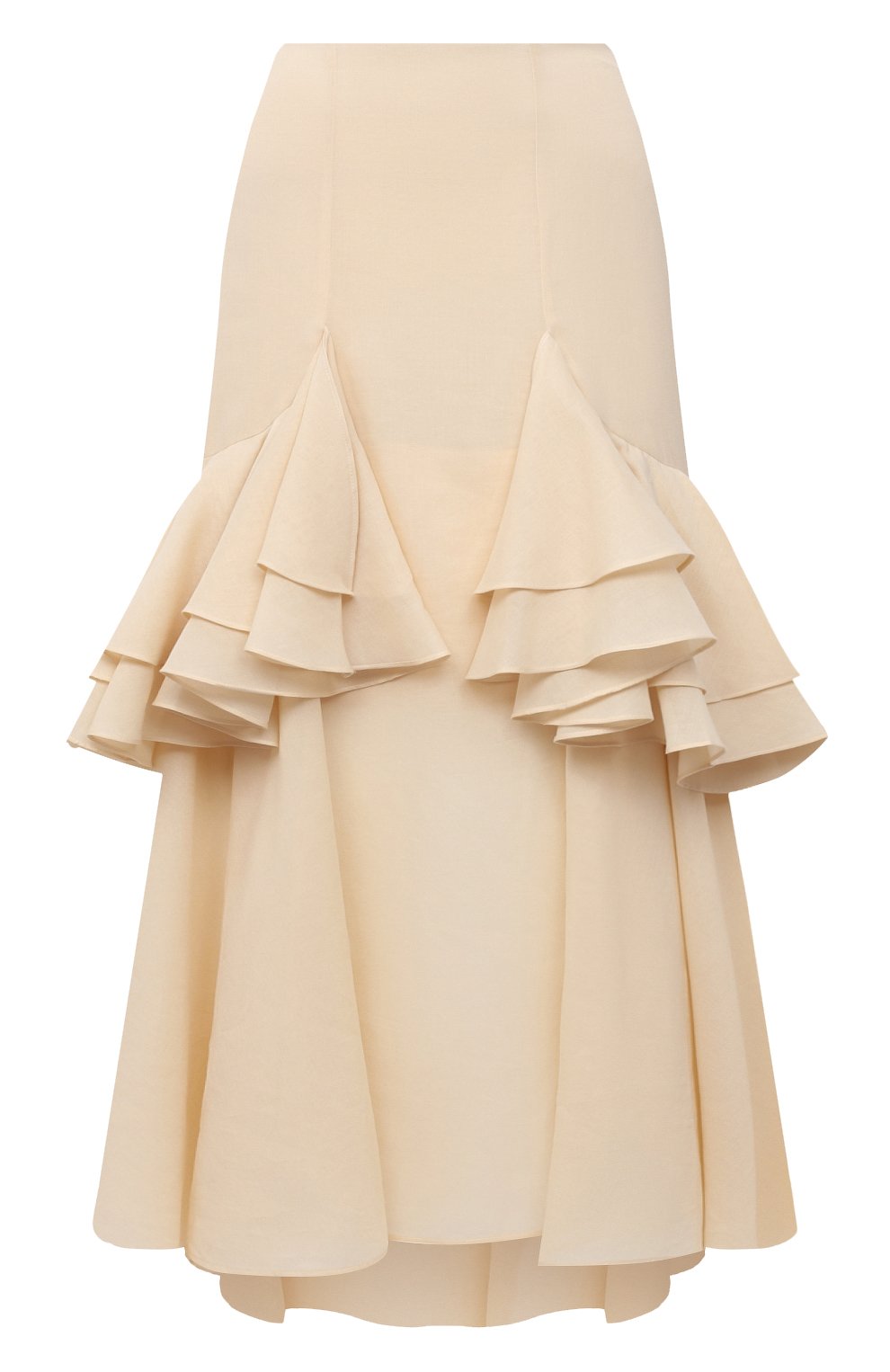 Хлопковая юбка TOTEME, арт. C0JA 203-302-704, фото 1