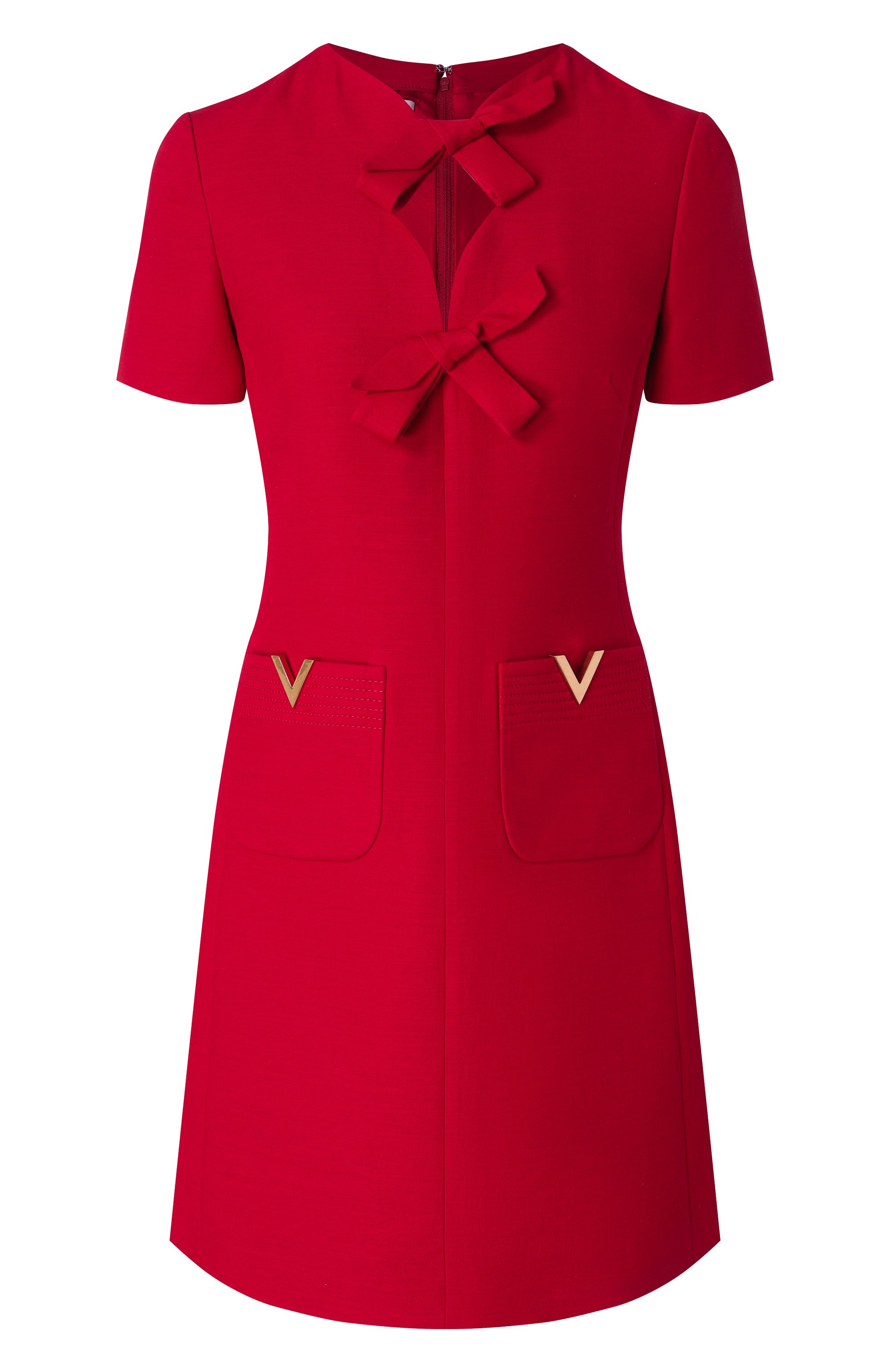 Платье из шерсти и шелка VALENTINO, арт. 6B3VAEV11CF, фото 1