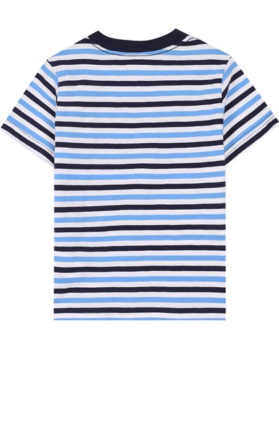 Хлопковая футболка в полоску POLO RALPH LAUREN, арт. 321682633, фото 2