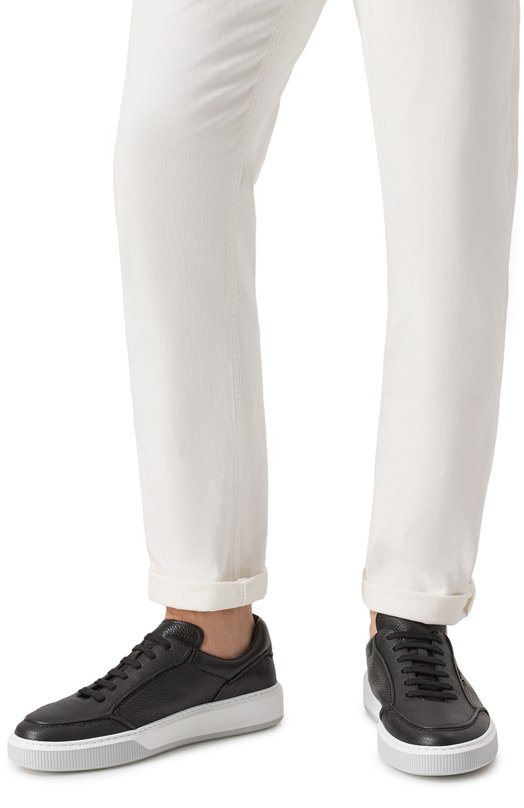 Кожаные кеды Zilli H0201AM1947VZBA06 Чёрный  H0201AM1947VZBA06 Фото 3