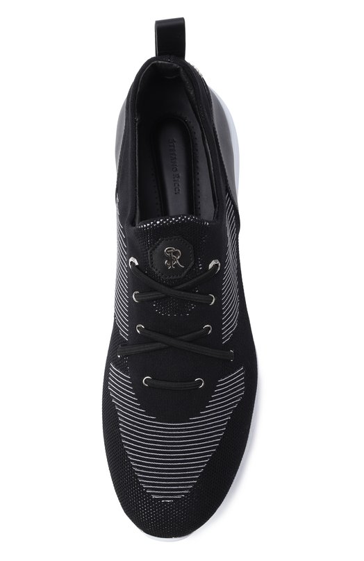 Текстильные кроссовки Stefano Ricci UZ689G2400/TSWY Чёрный  UZ689G2400/TSWY Фото 5