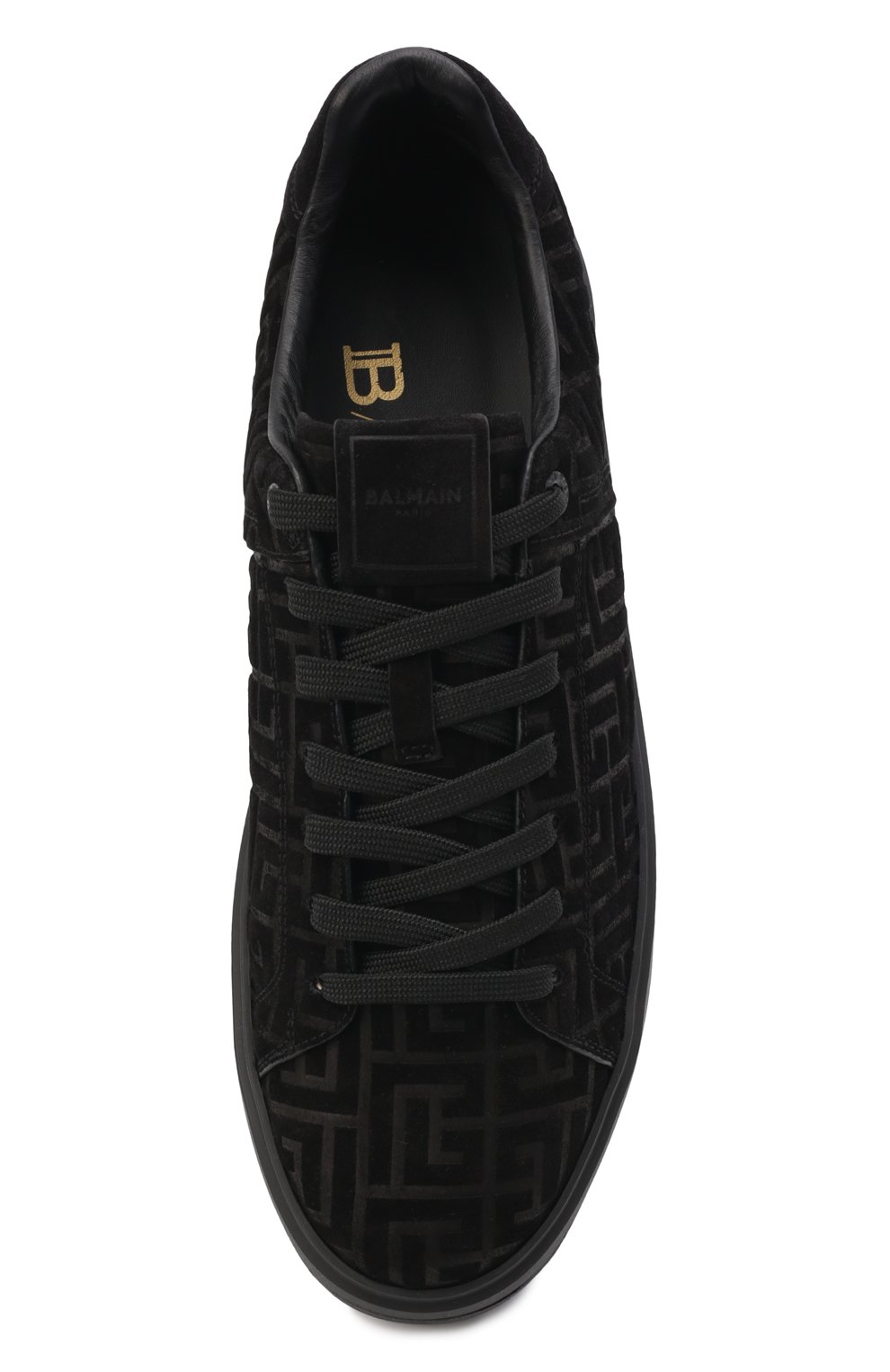 Замшевые кеды b-court BALMAIN, арт. XM1VI288/LPBS, фото 6