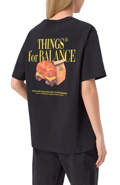 Хлопковая футболка AECA WHITE, арт. AWCMSSBBTTSSO007A2.BLACK (M), фото 4