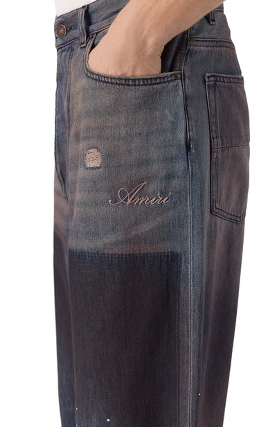 Джинсы AMIRI синего цвета по цене 95650 руб., арт. AMBMJE1136, фото 5 Джинсы AMIRI, арт. AMBMJE1136, фото 5