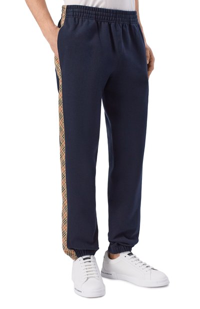 Хлопковые джоггеры BURBERRY, арт. 8118995, фото 3