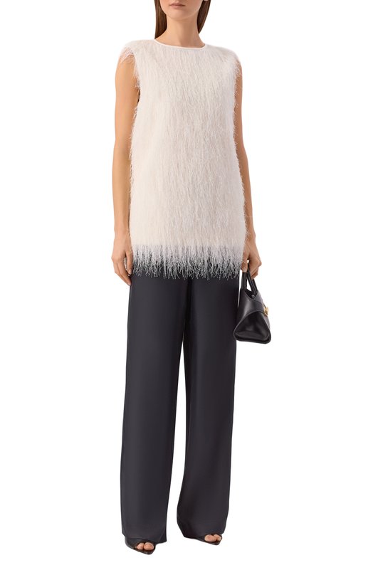 Шелковые брюки Loulou de Saison ALERA LDS PANTS Чёрный  ALERA LDS PANTS Фото 2