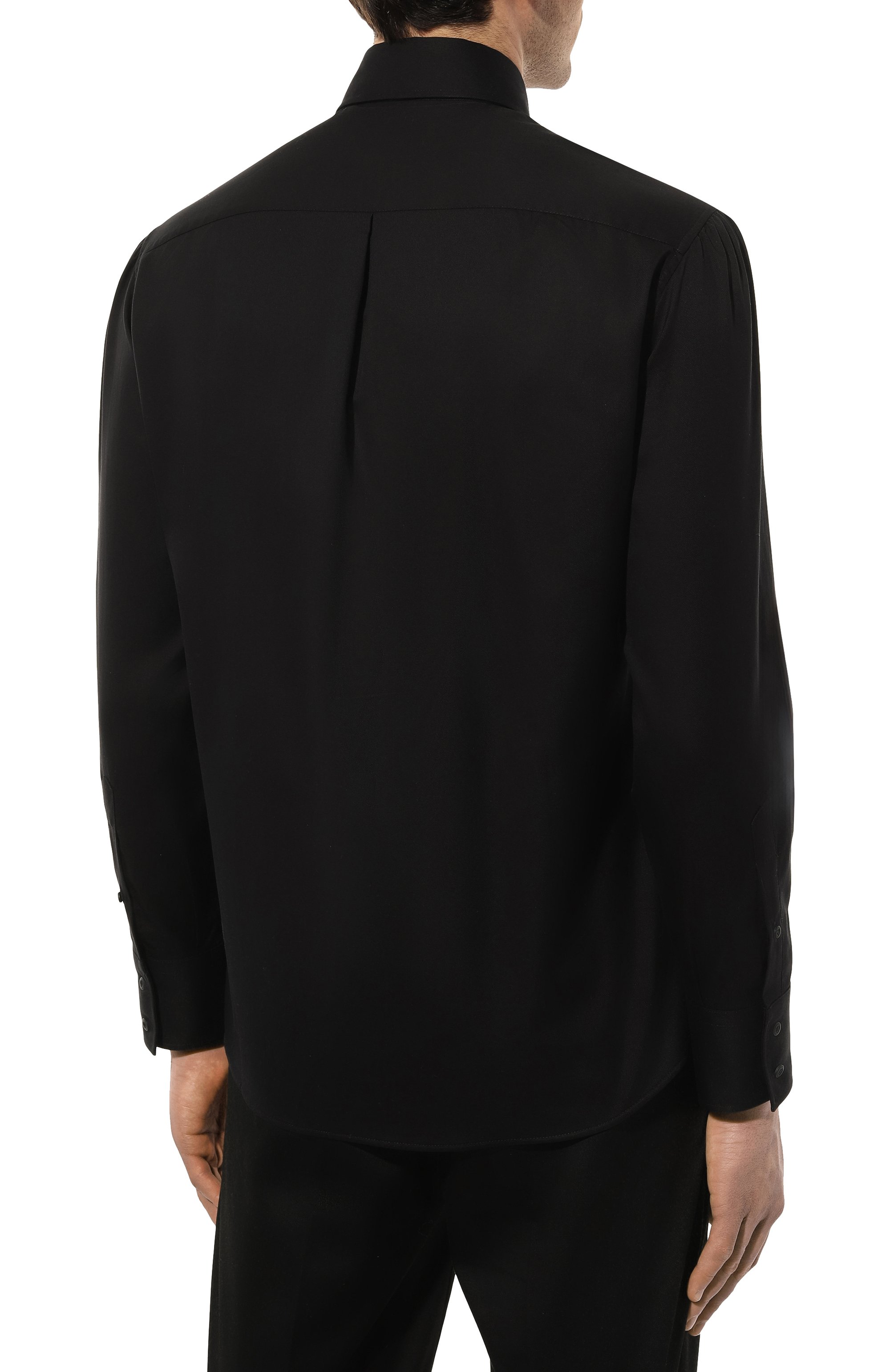 Хлопковая рубашка BRUNELLO CUCINELLI, арт. MW6040028, фото 4