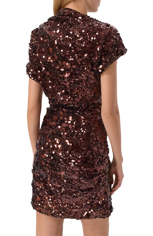 Платье Ganni A1030201 Коричневый  A1030201 Фото 3