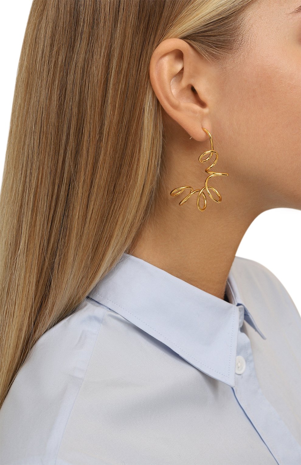 Серьги BONVO, арт. SWIRL H00PS, фото 2