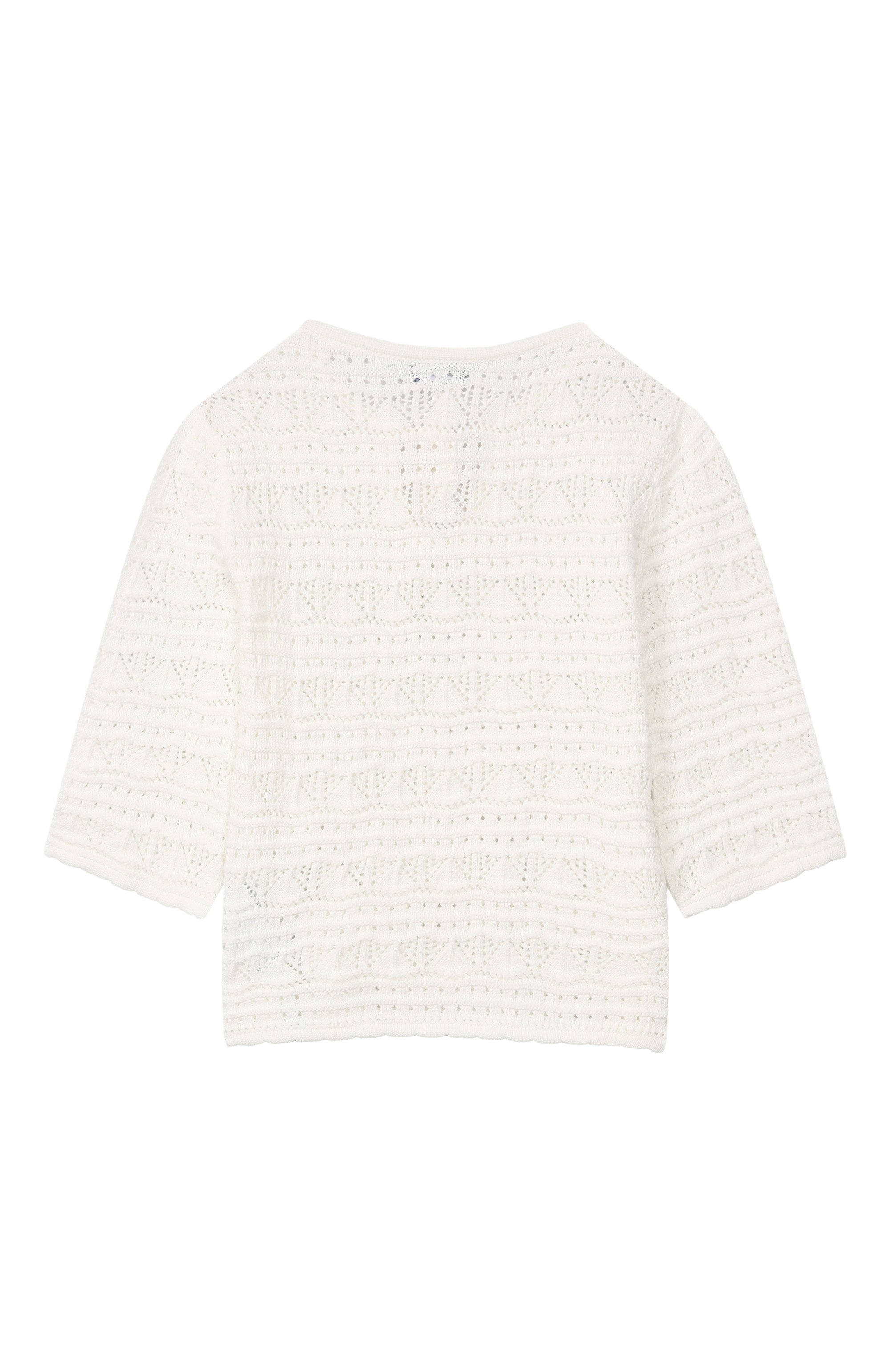 Хлопковый пуловер ERMANNO SCERVINO, арт. Z9G604, фото 2