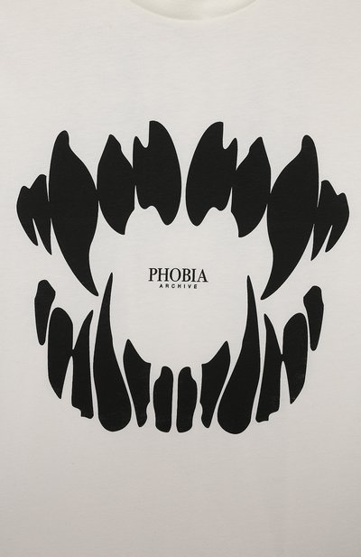 Хлопковая футболка PHOBIA ARCHIVE, арт. PHK00195, фото 3